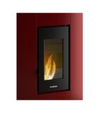 Poêle à granulés FREEPOINT Atrium 5 airtight bordeaux 5 kW – Image 2