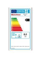 Poêle à granulés EXTRAFLAME Angela evo noir 8 kW – Image 3