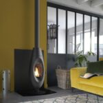 Poêle à bois INVICTA Ovatio anthracite, 5 kW