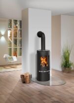 Poêle à bois JUSTUS Faro 2.0 noir 6 kW