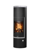 Poêle à bois JUSTUS Faro w+ 2.0 noir / gris 7 kW – Image 2