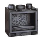 Insert à bois façade droite INVICTA 6660-14 8 kW