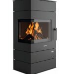 Poêle à bois JUSTUS Voga w+ noir 6 kW