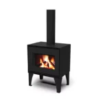 Pack poêle à bois ETNA Lugano - Option Ventilation - Sortie dessus - 11 Kw – Image 2