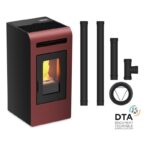 Pack Poêle à granulés canalisable ETNA LUXE Cayenne + Kit de raccordement sortie arrière - 16 Kw – Image 11