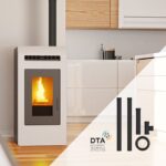 Pack Poêle à granulés canalisable ETNA LUXE Cayenne + Kit de raccordement sortie arrière - 16 Kw – Image 14
