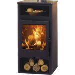 Poêle à bois Panadero Altea avec chauffe plat - 5.9 Kw