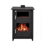 Poêle à bois Stove Italia Paula avec four - 13 Kw