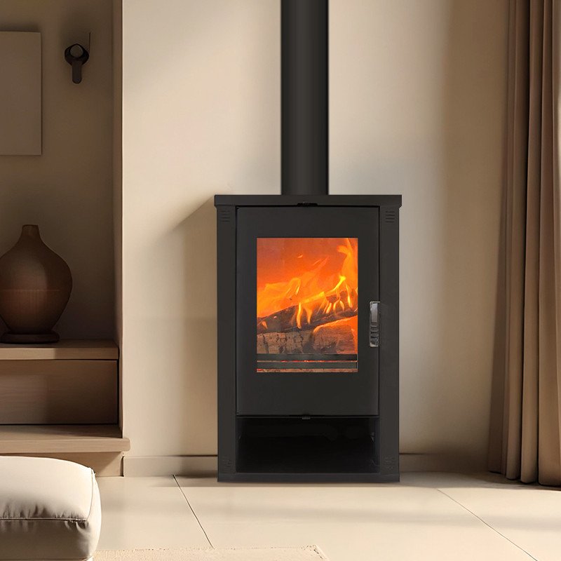 poele-a-bois-tixio.jpg Poêle à bois Etna Tixio - 9 Kw – Image 1