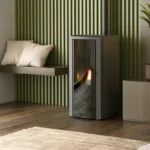 Poêle à granulés étanche (sortie dessus concentrique) Etna Luxe Cristallo Silenzio Up 9.2 Kw