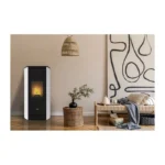 Poêle à granulés étanche FOCO MEO + Kit conduits concentrique sortie dessus - 6 Kw – Image 2