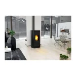 Poêle à granulés étanche FOCO MEO + Kit conduits concentrique sortie dessus - 8 Kw – Image 11