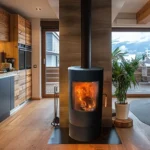 Poêle à Bois Sannover Oscar avec Pied 8.2 KW – Image 3