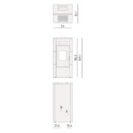Poêle à granulés Cadel River Idrotech 24 - 24.2 kW hydro – Image 3