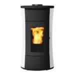 Poêle à granulés Edilkamin Cherie H 14 Evo 14.2 kW Hydro – Image 14