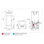 Poêle à granulés Edilkamin Tera H 25 Evo 25.1 kW Hydro – Image 5