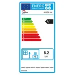 Poêle à granulés air Anita 9.4 kW Blanc Sannover – Image 3