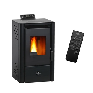 Poêle à granulés étanche Sannover Anita 9.4 KW Noir