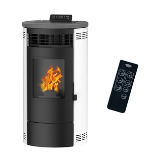 Poêle à granulés étanche Sannover Flavia 15 kW Blanc