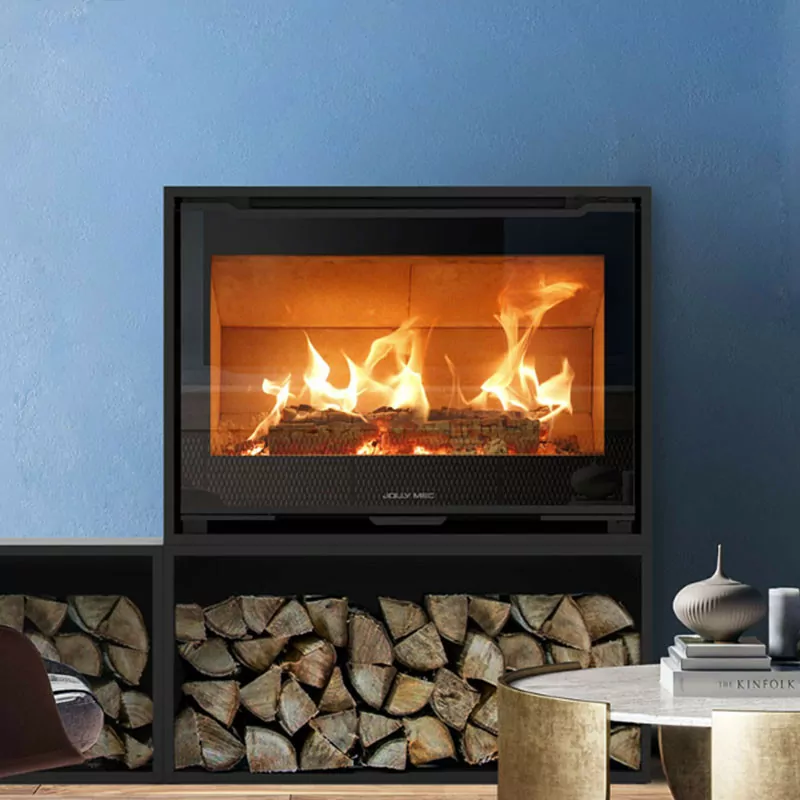 poele-a-bois-quadro-steel-68-support Poêle à bois Quadro+ steel Jolly Mec 68 + support 9.7 Kw