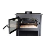 Poêle à bois BRONPI Suiza 14 kW raccordable avec four – Image 4