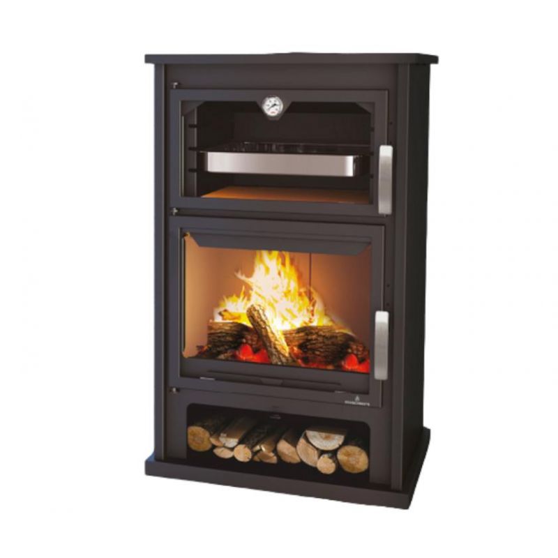 poele-a-bois-raccordable-avec-four-bronpi-suiza-14-kw Poêle à bois BRONPI Suiza 14 kW