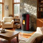 Poêle à Granulés Étanche DFF Lorena 9 kW – Image 11