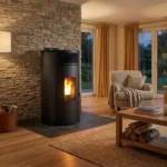 Poêle à Granulés Étanche DFF Lorena 9 kW + kit ventouse – Image 22