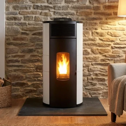 Poêle à Granulés Étanche DFF Lorena 9 kW