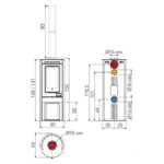 Poêle à bois Edilkamin Tally Up Evo 8.1 kW – Image 12