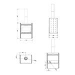 Poêle à bois Palazzetti Sahara 70S 9.7 kW – Image 4
