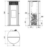 Poêle à granulés MCZ PAD Hydromatic 24 M2+ 24.2 kW – Image 13