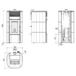 Poêle à granulés MCZ SUITE Comfort Air 12 UP! M3 11.9 kW – Image 3