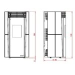 Poêle à granulés Palazzetti Ecofire Lilibet Pro 3 - 13.2 kW – Image 4