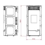 Poêle à granulés Palazzetti Ecofire Nadine 9 kW – Image 2