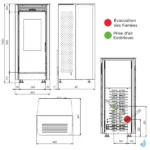 Poêle à granulés Jolly Mec Ambria 2 - 8 kW Sortie Fumée Postérieure Ø80 mm – Image 2