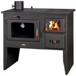 Cuisinière à bois Prity avec four et chaudière – 16.1 kW – Image 2