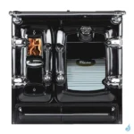 Cuisinière à bois Lacunza Clásica 7T EV 11 kW Top en Vitrocéramique Sortie Fumée Postérieure Ø15 cm – Image 6