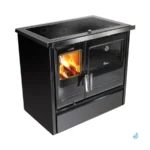 Cuisinière à bois Lacunza Etna 7T EV Top en Vitrocéramique 9 kW Sortie Fumée Postérieure Ø15 cm – Image 4