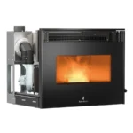 Insert à granulés ventilé Ravelli RBV 7010 Compact - 10.2 kW Sortie Fumée Supérieure – Image 6