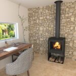 Poêle à bois ventilé silencieux raccordable BRONPI Croacia T 9.5 kW – Image 4