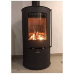 Poêle à bois rond raccordable BRONPI Dover 9.4 kW