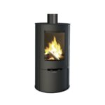 Poêle à bois rond raccordable BRONPI Dover 9.4 kW