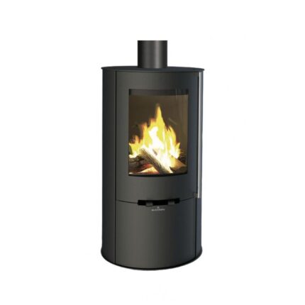 Poêle à bois rond raccordable BRONPI Dover 9.4 kW