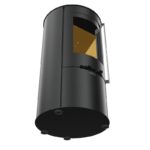 Poêle à bois rond raccordable BRONPI Dover 9.4 kW