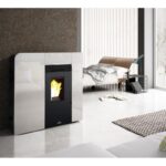 Poêle à granulés extra-plat option canalisable BRONPI Cleo 11 kW – Image 2
