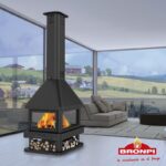 Cheminé à bois 4 faces BRONPI Huelva 16 kW – Image 8
