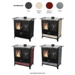 Cuisinière à bois en céramique THERMOROSSI Violetta Evo 8.2 kW – Image 4
