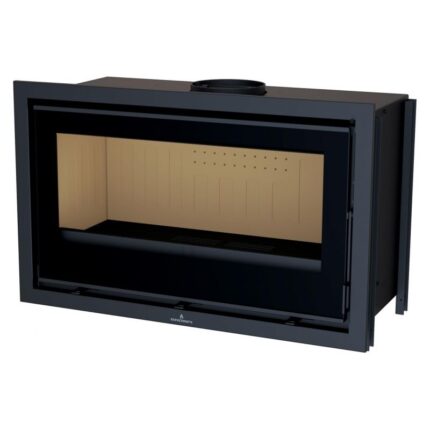 Insert à bois canalisable raccordable BRONPI Cairo 90 13 kW