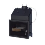 Insert à bois chauffage central BRONPI Tecno-HydroBronpi-80 35 kW – Image 2